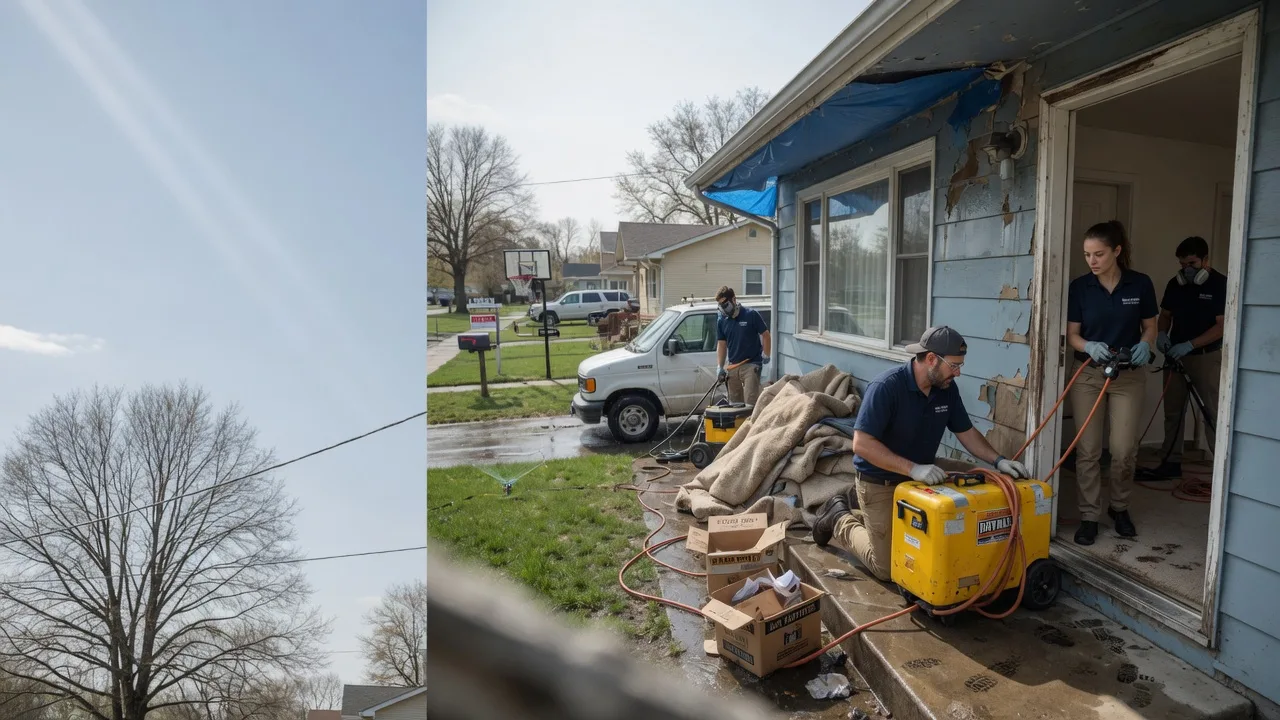Basement Flood Cleanup in Amber, OK near me
